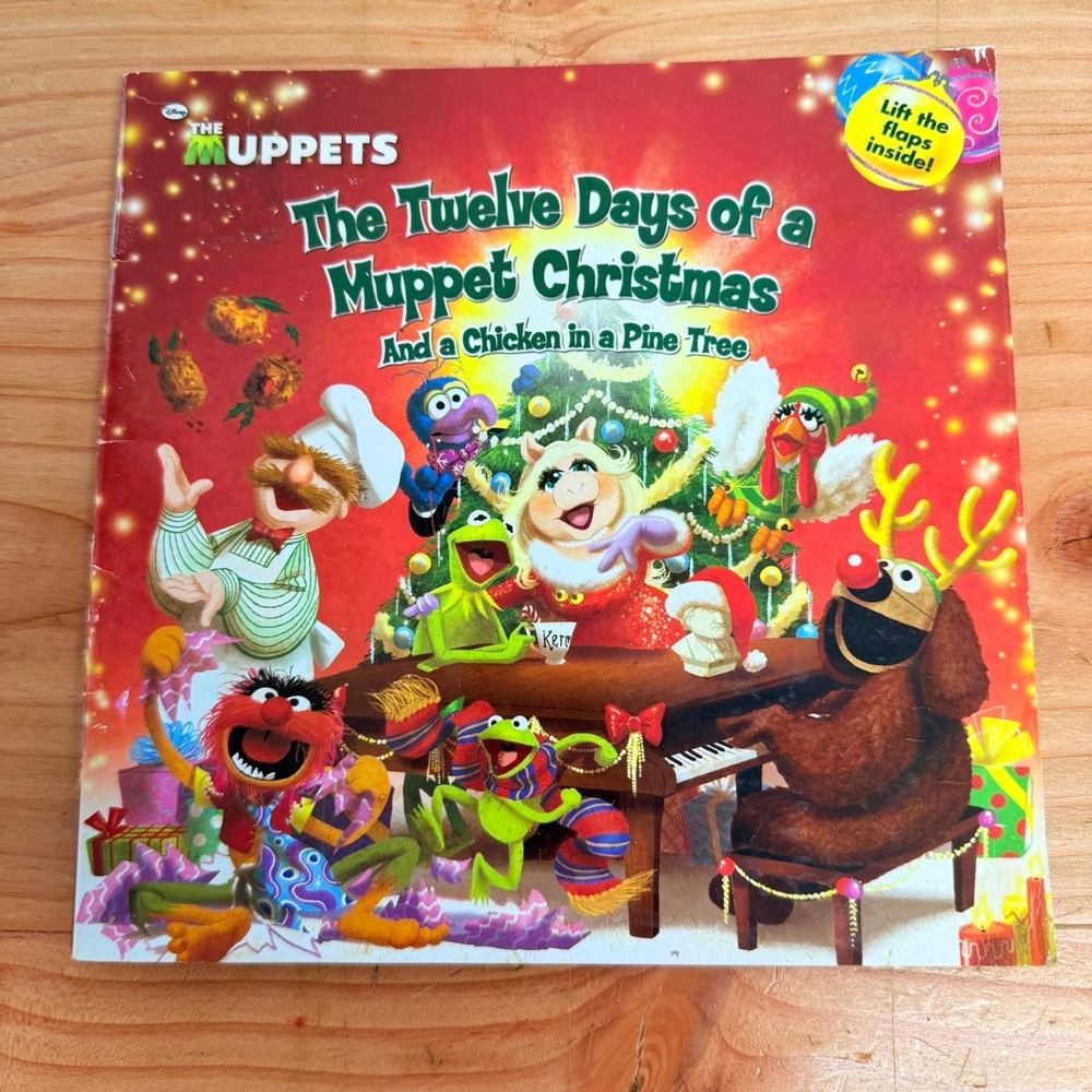 The Twelve Days of a Muppet Christmas Chicken Pine Tree Ottersley 2012 First Ed